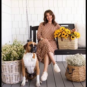 Jillian Harris x Joe Fresh polka dot dress